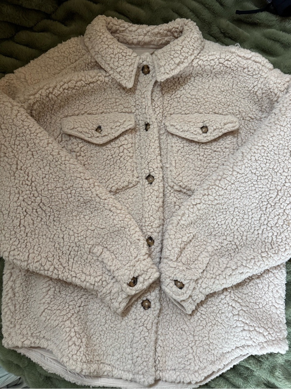 NWT Victoria’s Secret Oversized Sherpa Shacket Jacket S